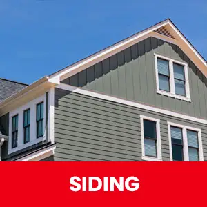 Light green siding on home. Siding installation and replacement services in Hendersonville, TN